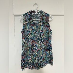 Grenier Multicolor Sleeveless Women's Top